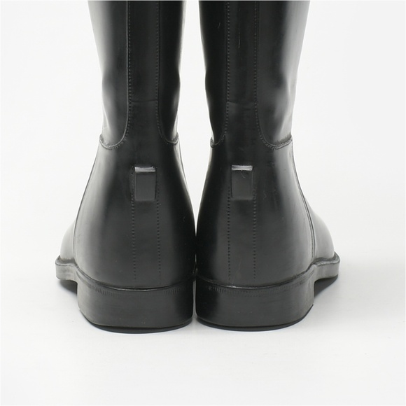 AIGLE Coupe Saumur Rubber Black Riding Boots - Picture 5 of 11